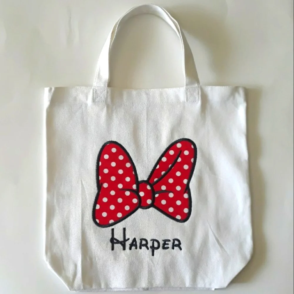 (New) Disney Inspired Tote - Personalize Monogram Totes For Kids and Adults